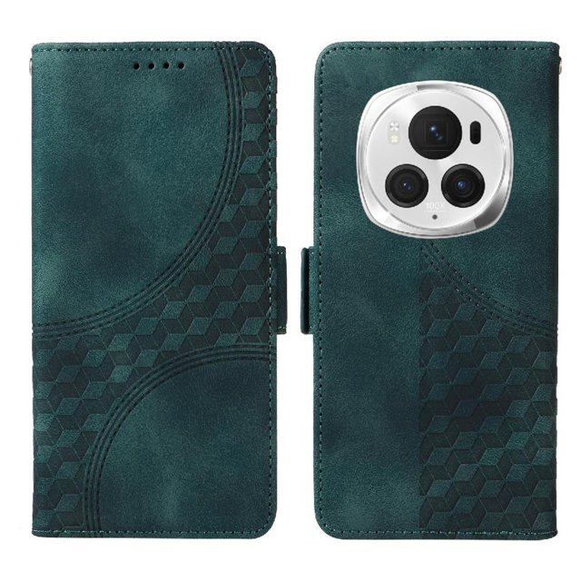 Funda GANGXUN para Honor Magic 6 Pro con diseño acolchado elegante, cuero PU, protección total y ajuste preciso