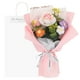 thumbnail image 1 of Ramo de flores de ganchillo Uxcell, rosa de punto hecha a mano con bolsa de regalo para decoración del hogar DIY [Rosa degradada], 1 of 6