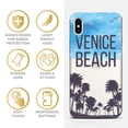 thumbnail image 4 of Case Yard iPhone-X Case Clear Soft & Flexible TPU Ultra Low Profile Slim Fit Thin Shockproof Transparent Bumper Protective Cover Drop Protective Cell Phone Cases (Venice Beach), 4 of 8