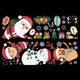 thumbnail image 2 of Xihbxyly Ofertas Diarias Pegatinas de Pared Navideñas con Copos de Nieve para Puerta y Ventana Del Hogar., 2 of 7