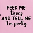 thumbnail image 2 of Wild Bobby, Black Feed Me Tacos And Tell Me I'm Pretty Cinco de Drinco Cinco De Mayo Unisex Hoodie Sweatshirt, Light Pink, XX-Large, 2 of 5