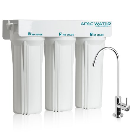 Undercounter Water Purifier - APEC - Super Capacity 3 Stage Under Counter Water Filtration System (WFS-1000)