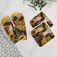 thumbnail image 5 of Farm Cows Heat Resistant Microwave Oven Gloves Set for BBQ Baking Grilling,Baking Gifts Cooks for Women,Housewarming Gifts for New Home, 5 of 6