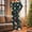 Army Green, variant on asdoklhq Womens Christmas Pajamas Ladies' Gradient Printed Casual Top Pants Pajama Set Army Green XL