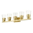 thumbnail image 6 of Bennington 5 - Light Natural Brass Brass Farmhouse / Industrial / Modern Incandescent Steel Wall Sconce, 6 of 15