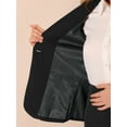 thumbnail image 5 of INSPIRE CHIC Women's Winter Shawl Lapel Long Sleeve Pockets Office Jacket Blazers XL Black, 5 of 6