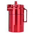thumbnail image 4 of Coche polaco desconcertado Universal aluminio motor aceite captura respiradero lata depósito tanque rojo, 4 of 8