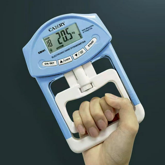 Digital Hand Dynamometer Grip Strength Measurement Meter Portable Auto Capturing