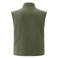 thumbnail image 4 of StSilkitty Sleeveless Vest for Men Full Zip Stand Collar Fleece Vest Jacket Outerwear with Pockets Lightweight Outdoor Waistcoat, 4 of 6