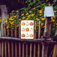 thumbnail image 5 of Yllo0ord Vintage Pumpkin Metal Sign Fall Decor Wall Art Rustic Farmhouse Kitchen Cafe Garage Decor Aluminum Tin Poster 8x12 Inch Autumn Thanksgiving Halloween Home Decoration, 5 of 6