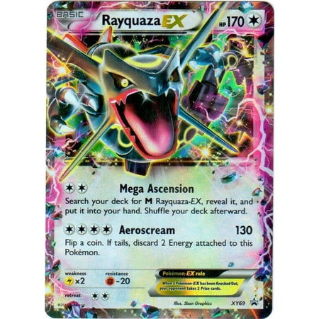 - Pokemon X & Y Promo Single Card Ultra Rare Holo Rayquaza-EX XY69