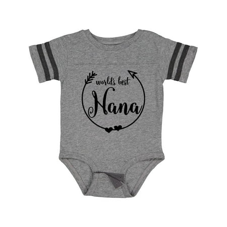 

Inktastic World s Best Nana Gift Baby Girl Bodysuit