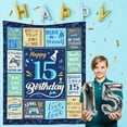 thumbnail image 2 of XZYG Birthday Gifts for 15 Year Old Boy Gifts for 15 Year Old Boy 15 Year Old Boy Gifts 15 Year Old Boy Birthday Gift Ideas 15th Birthday Decorations for Boys Throw Blanket(30*40inch), 2 of 8