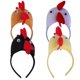 thumbnail image 1 of Diadema para disfraz de pollito gallo con forma de animal, 4 unidades, 1 of 9