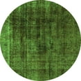 thumbnail image 1 of Ahgly Company Indoor Round Abstract Green Modern Area Rugs, 6' Round, 1 of 4