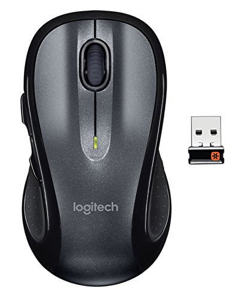 Logitech M510 Wireless Laser Mouse, Black, Model: 910-001822