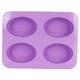 thumbnail image 2 of Molde De Chocolate, Molde Ovalado De Silicona Antiadherente De 4 Vigas Multiusos Para Jabones De Bricolaje Para Postres Para Cupcakes, 2 of 8