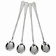 thumbnail image 1 of 4-Piece Stainless Steel Long Round Spoons for Coffee, Honey, and Ice Cream, 1 of 5