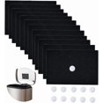thumbnail image 1 of shiyou-12 Pack Trash Can Filter Activated Charcoal Filter Stick on Deodorizer Replacement for Indoor Kitchen Compost Bucket, Trash Cans, Countertop and Recycle Bins, 1 of 4