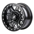 thumbnail image 6 of (4 Pack) 4/137 Tusk 185-280-0013Bc6D-D4B12A-4X Wasatch Beadlock Wheel 15x7 5.0 + 2.0 Matte Black for Textron Stampede 4 2018-2019, 6 of 8