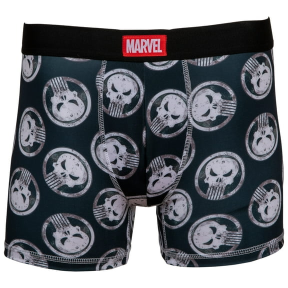 Punisher Symbols Men's Underwear Boxer Briefs-XLarge (40-42)