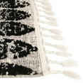 thumbnail image 6 of Unique Loom Asheville Cherokee Rug Black/Ivory 9' x 12' 2" Rectangle Textured Geometric Bohemian Perfect For Living Room Bed Room Dining Room Office, 6 of 8