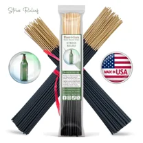 Stress Relief Incense Sticks 11" Bulk - 1 Bundle 85 to 100 Sticks - Smooth and Clean Long Burn Time, 45 to 60 Minutes.