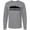 AC-Heather Grey, variant on Los Angeles California City Skyline Long Sleeve T-Shirt