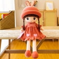 thumbnail image 4 of Muñeca De Trapo Bonita, Muñecas De Peluche, Muñeca De Trapo Bonita Y Esponjosa Para Niñas, Muñeca De Peluche Suave Con Sombrero Y Falda De Orejas De Conejo, 4 of 4