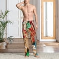thumbnail image 2 of Fotbe Christmas Cookies Pantalones de Pijama para Hombre, Pantalones de Dormir, Pantalones de Casa con Cintura Ajustable y Bolsillos-X-Large, 2 of 6