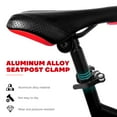 thumbnail image 3 of FELTECHELECTR Bikes Seatpost Clamp 1Pcs Quick Release Aluminum Alloy Black 2.32x1.85x0.39in, 3 of 8