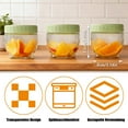 thumbnail image 1 of TIELUTT Cat Sealable Stacking Glass Storage Jars with Foam Lids for Freshness Glass Storage Container Food Containers Glass Pantry Storage Glass Food Storage Containers Large Glass Pantry Storage Con, 1 of 2