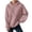 Pink, variant on Vedolay Womens Zip Up Hoodie Fashion 2023 Round Neck Long Sleeve Sweatshirt Top Pullover Tunic Shirt Zip up Hoodie Y2k Black,2XL