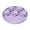 Purple, variant on cpengpj Slow Feeder Bowl Lick Mat, Cats and Dog Food Utensils Silicones Licking Plates Dog Licking Plates Slow Food Mat Perfect for Food, Treats, Yogurt