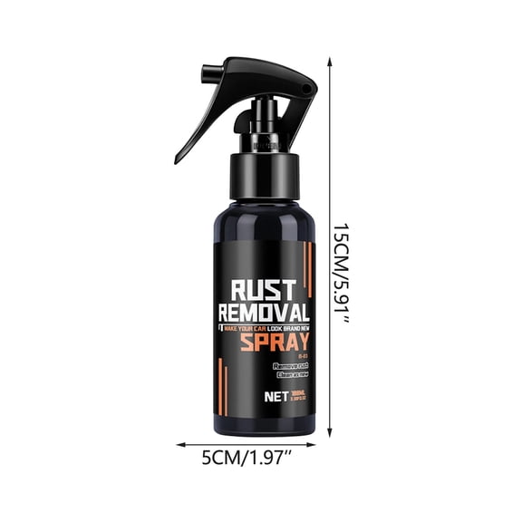 Oioii 50ml/100ml/200ml Multi-Purpose Iron Fallout Remover, Car Wheel Paint Rust Spot Cleaner, Surface-Safe Rust Remover Spray, for Car All Surfaces Rust Stain Removal,B
