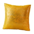 thumbnail image 2 of Funda de almohada de 17,72x17,72 pulgadas, manualidades, decoración del hogar, funda de cojín ligera, funda de almohada cuadrada para muebles de silla Dorado, 2 of 8