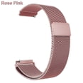 thumbnail image 1 of Metal Bracelet for Fitbit Versa 2 3 4 Lite Sense Band Wrist Milanese Sense 2 Replacement Magnetic Loop Bracelet Fit Bit Watch Strap Rose Pink For Women, 1 of 5