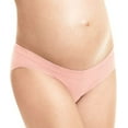 thumbnail image 2 of Playtex Maternity V-Front Hipster, 3-Pack In the Navy/White Dot Print/White/Gentle Peach M Women's, 2 of 3