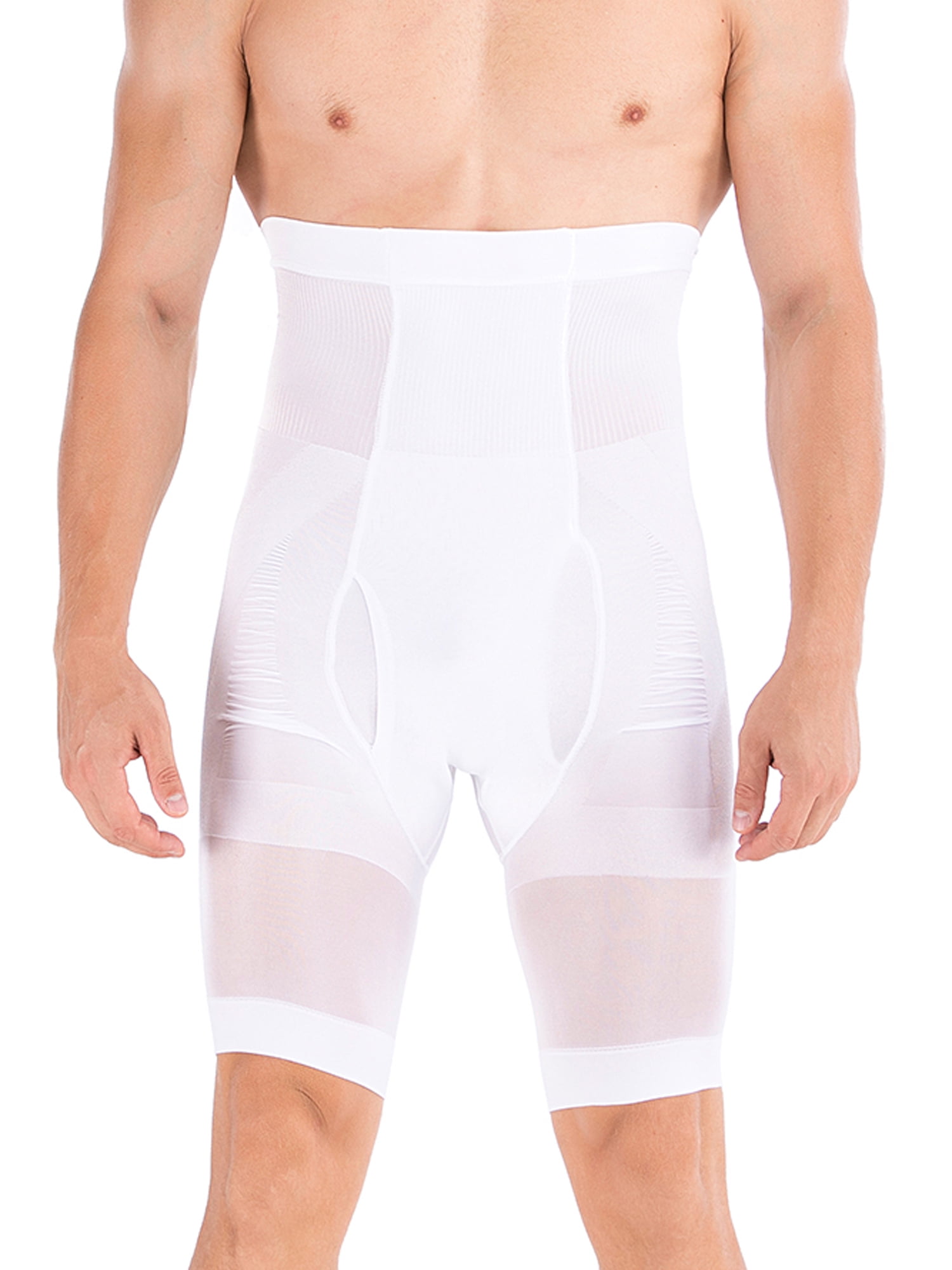 Youloveit Men's Abdomen Control Shorts High Waist Abdomen Skinny Pants Seal Body Sculpt Briefs