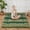 Bohemian Green ( 4"th + Dust Cover ), variant on Japanese Floor Mattress, Thick Futon Mattress with Washable Cover & Storage Bag, Roll-Up Tatami Mat for Guest Room, Camping, Dorm, & Portable Bedding - Twin Size