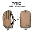 thumbnail image 7 of RTIC Road Trip Backpack, Water Resistant, Mesh Back Panel, 20 Liters, Trailblazer, 7 of 7