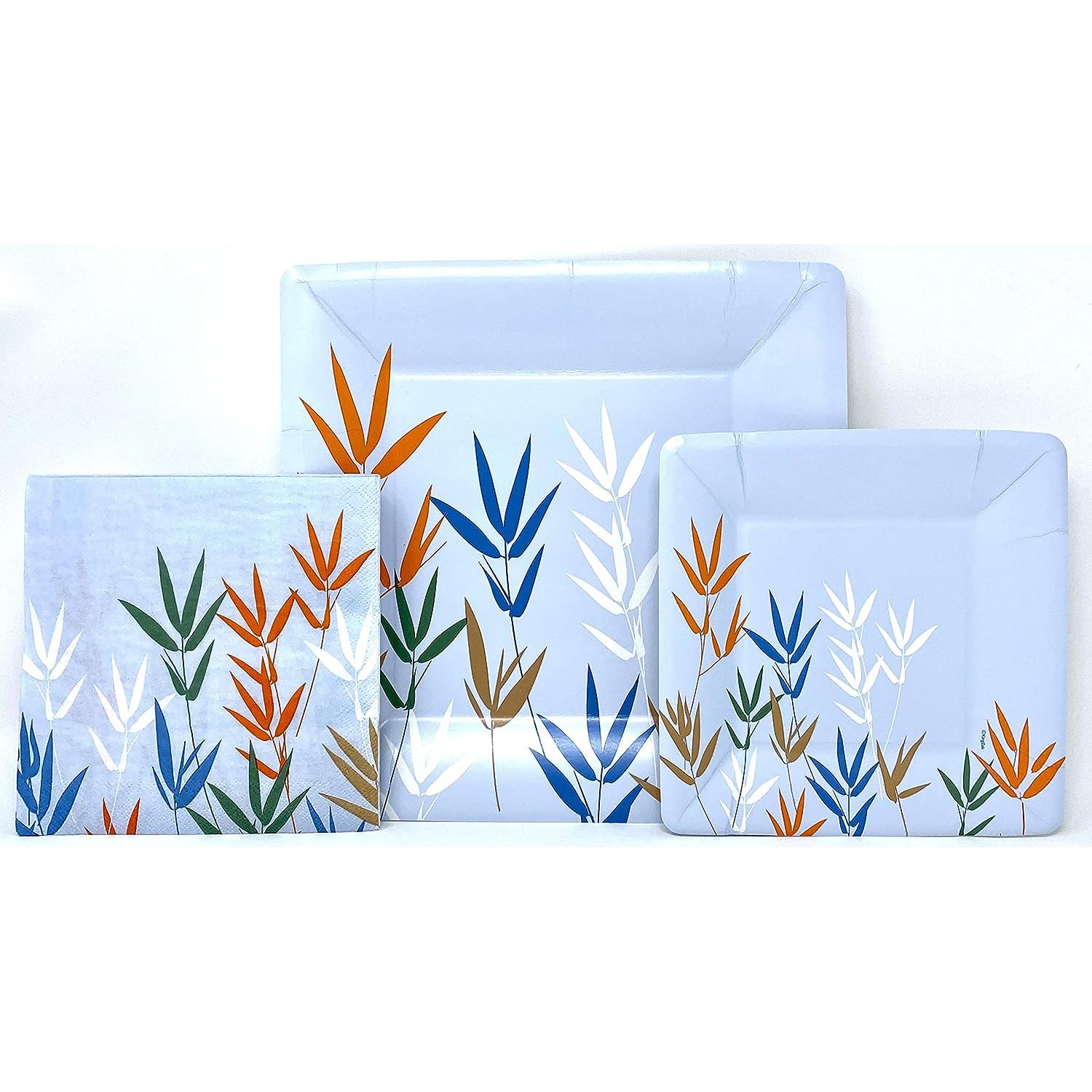 Thanksgiving Fall Harvest Party Supplies 3 Set Bundle Includes Square