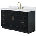 thumbnail image 7 of Ariel T061swqrvo Hepburn 61" Free Standing Single Basin Vanity Set - Blue, 7 of 7