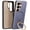 Violet, variant on TORRAS Q3 Vegskin Magnetic Case for Samsung Galaxy S26 Ultra, Organic Silicone Vegan Leather, 360° Stand, MagSafe Compatible, Black