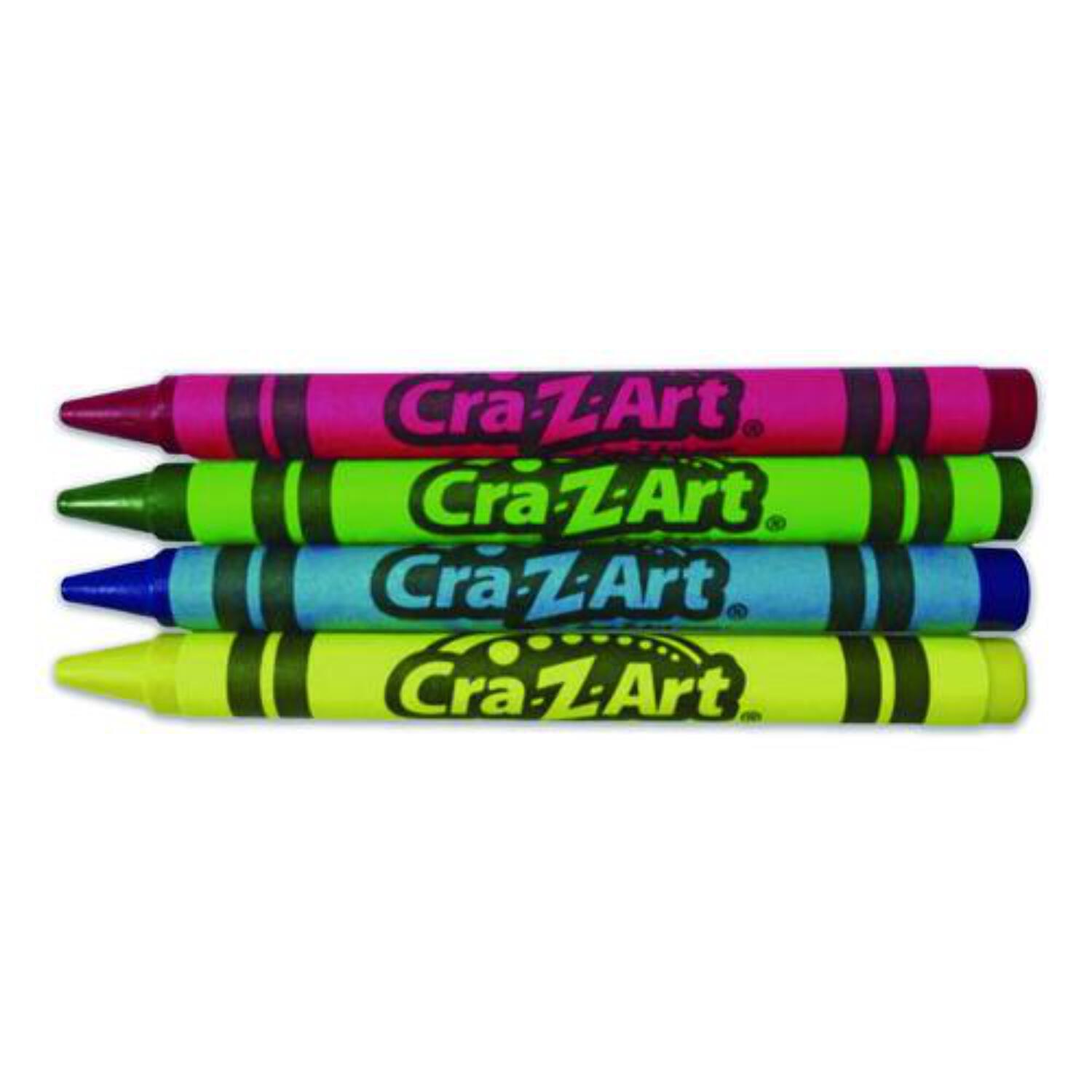 Cra-Z-Art Crayons Assorted Colors 4/Box 12 Boxes/Pack (10217-48)