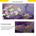 thumbnail image 2 of WOBOGO Gold Trimmed Butterfly Puzzle Challenge 1000 Piece Jigsaw Suitable for Game Night Finished Size 29.5 x 19.7in, 2 of 9