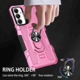 thumbnail image 5 of Dteck for Samsung Galaxy A15 5G Phone Case, Shockproof Built Magnetic Ring Kickstand Durable Military Grade Heavy Duty  Phone Case for Galaxy A15 Cover Case, Pink, 5 of 11