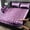 Pink, variant on Leopard Print Satin Fitted Sheet Set, Fashionable Classic Soft And Comfortable DeepPocket Breathable Bedding, 1 Fitted Sheet + 1/2 Pillowcases No Filling(Blue,Full)