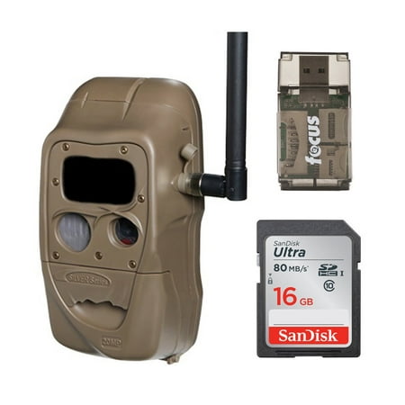 Cuddeback CuddeLink Black Flash 20MP Trail Camera with 16GB Card and (Best Black Flash Game Camera)