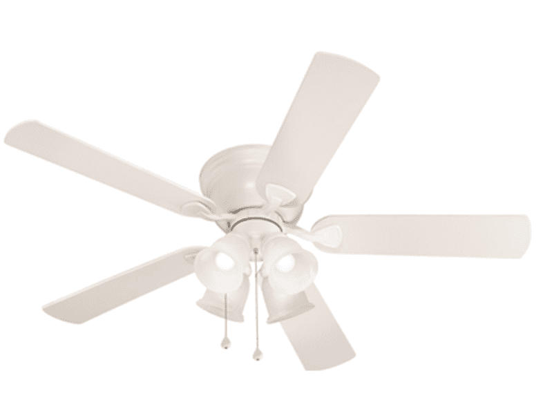 Indoor Flush Mount Ceiling Fan 0807435, Harbor Breeze Ceiling Fan Bulb Size Chart